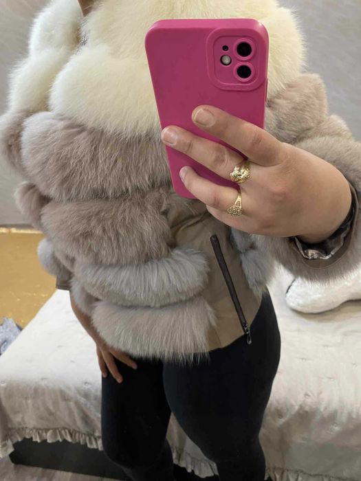 Палто от естествен косъм