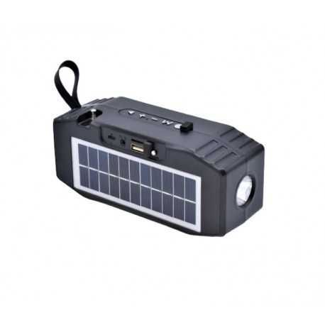 Lanterna LED, Boxa Bluetooth, Panou Solara,  Baterie externa si Radio