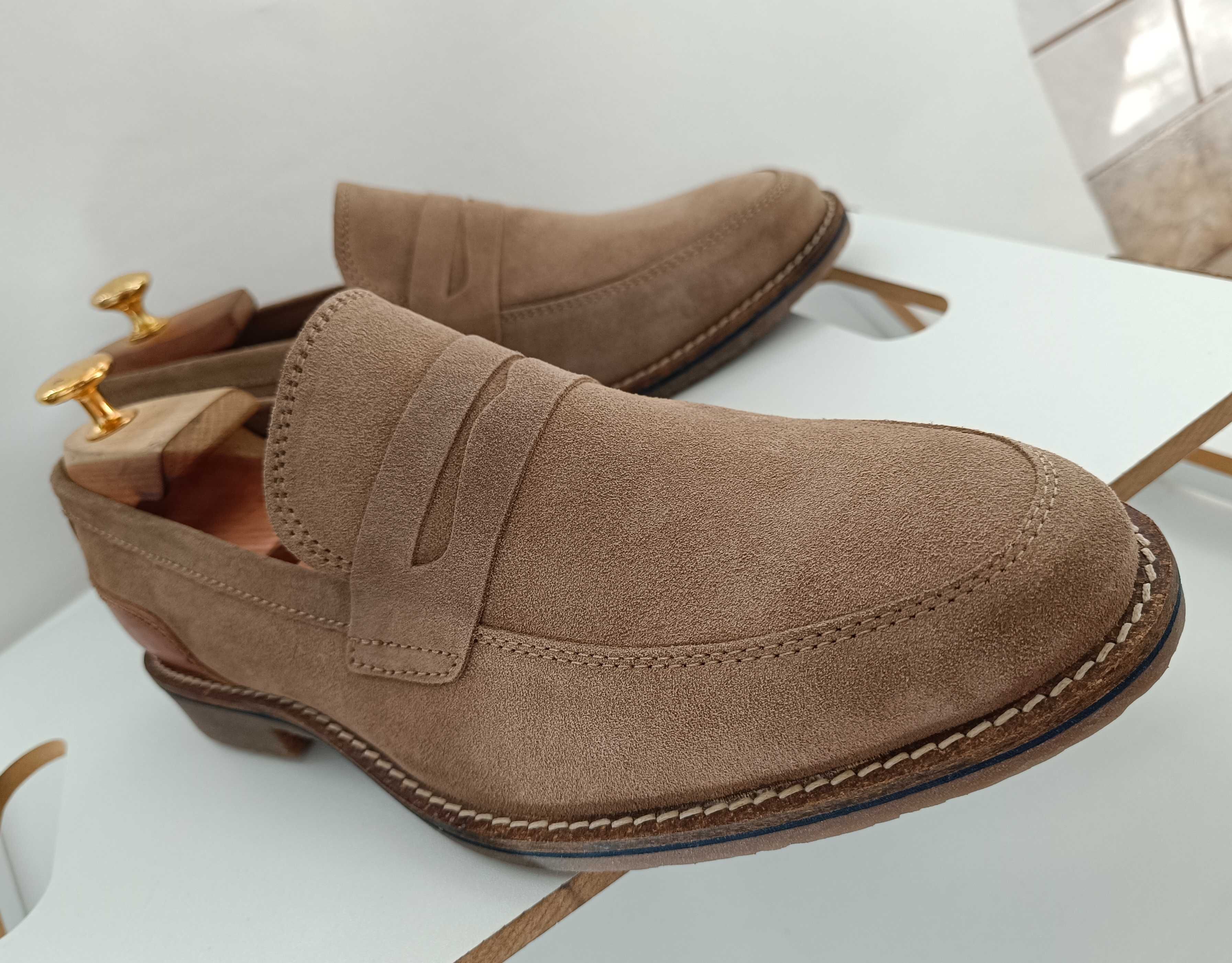 Pantofi loafers 41 42 penny premium SENATOR piele naturala NOU