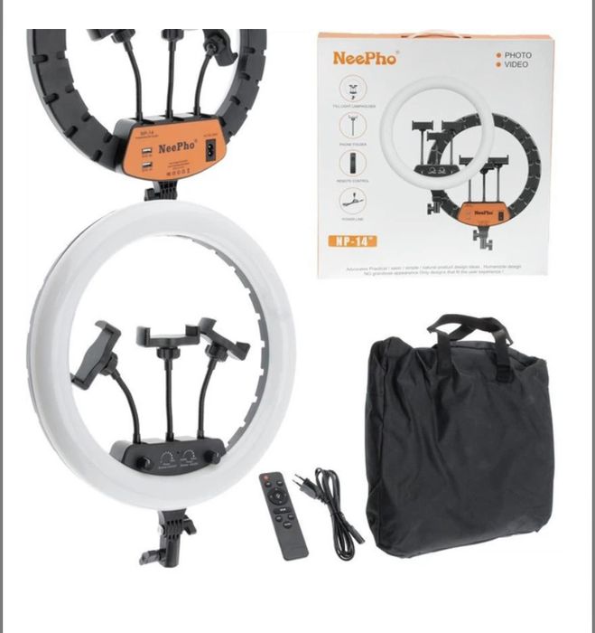 Фотолампа в круге свет Кольцевая лампа со штативом