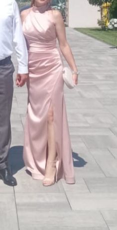 Rochie roz pudrat
