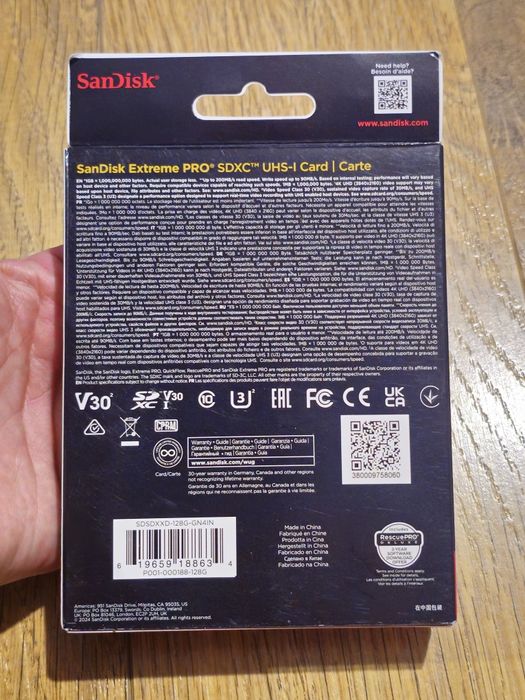SanDisk Extreme Pro 128GB noi