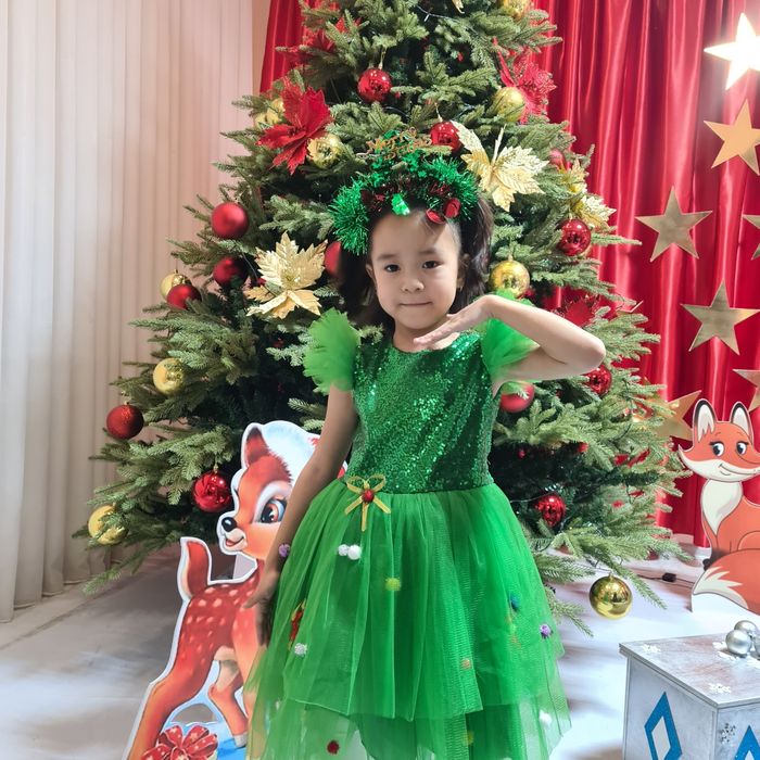 Платье елочки на девочку