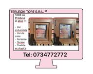 FEREASTRA PVC geam termopan baie maro stejar  H 58 x L 50 Germania