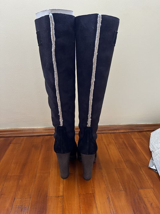 Дамски ботуши Miss Sixthy от велур - размер 38