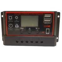 Controler 30A Regulator Solar PWM 12V 24V  780W(24V) cu 2 mufe USB