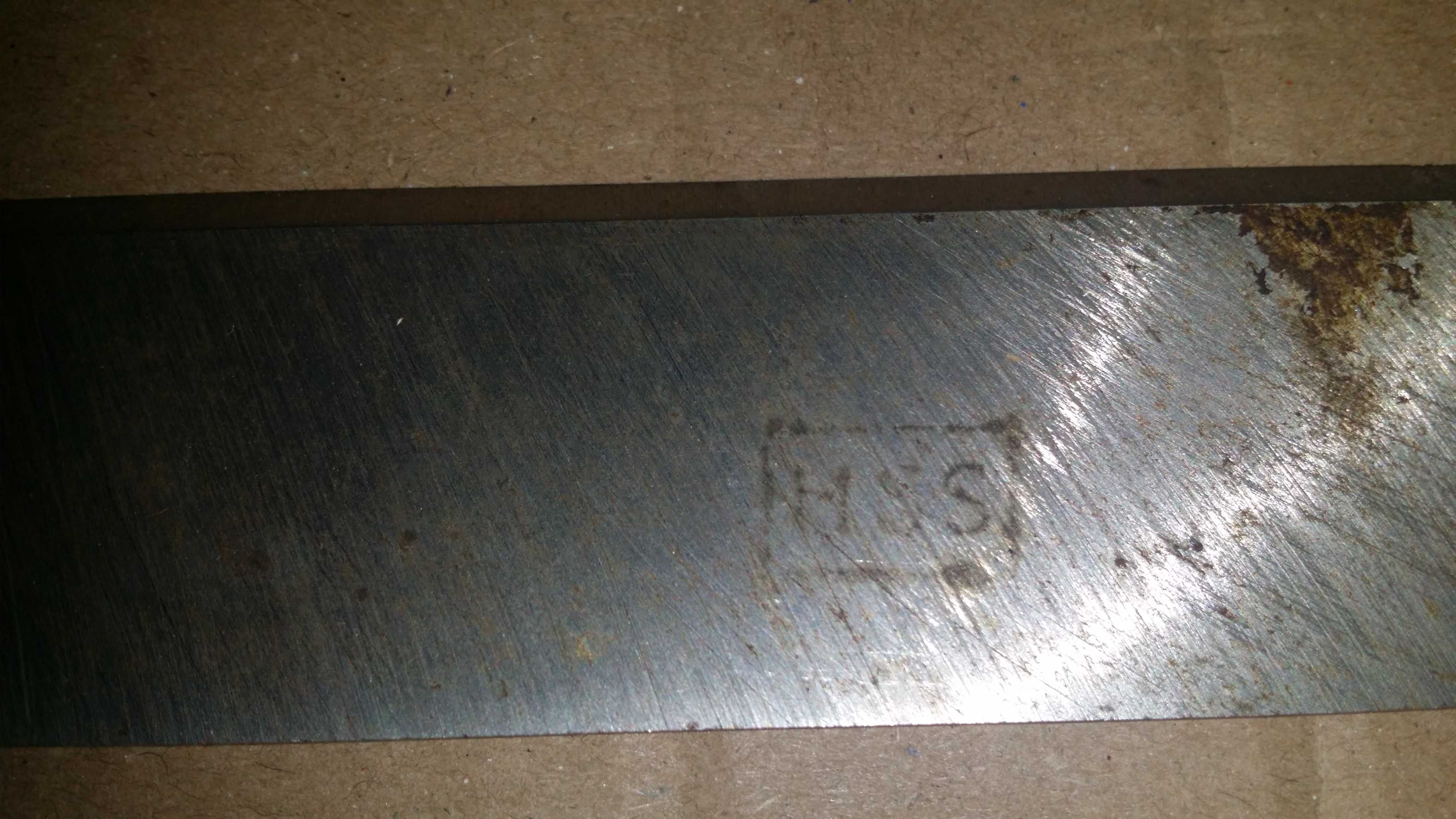 Нож, ножове за абрихт за твъда дървесина, HSS, Р-18, 408 / 34 / 3 мм