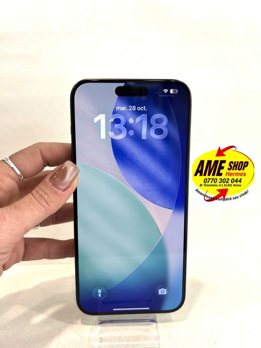 iPhone 15 Pro Max,  Black Titanium, 256GB!