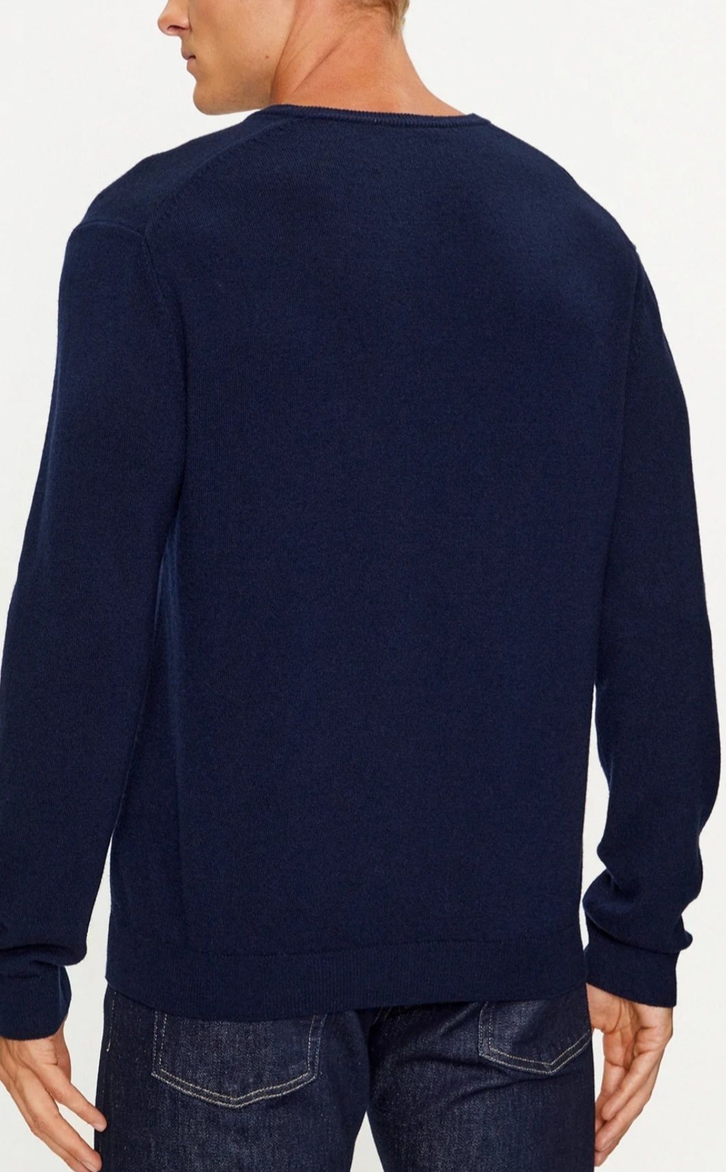 Pulover barbati Gucci,autentic,casmir pur 100%,bleumarin,superb XL