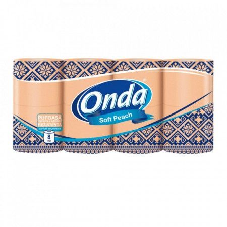 3 bax Hartie igienica Onda 3 straturi 8 role/bax