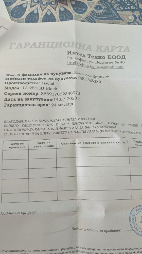 Xiaomi Mi13 5G в перфектно състояние