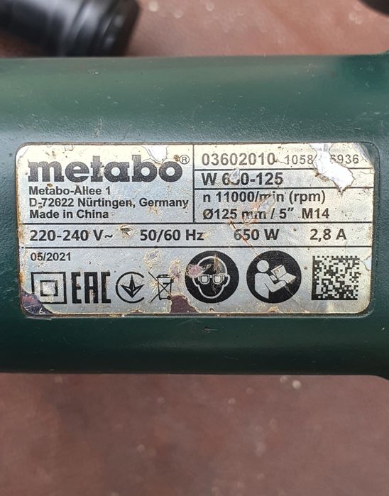 HITACHI диск 230 AEG METABO ИНТЕРСКОЛ диск 125 Germany Japan rossiya