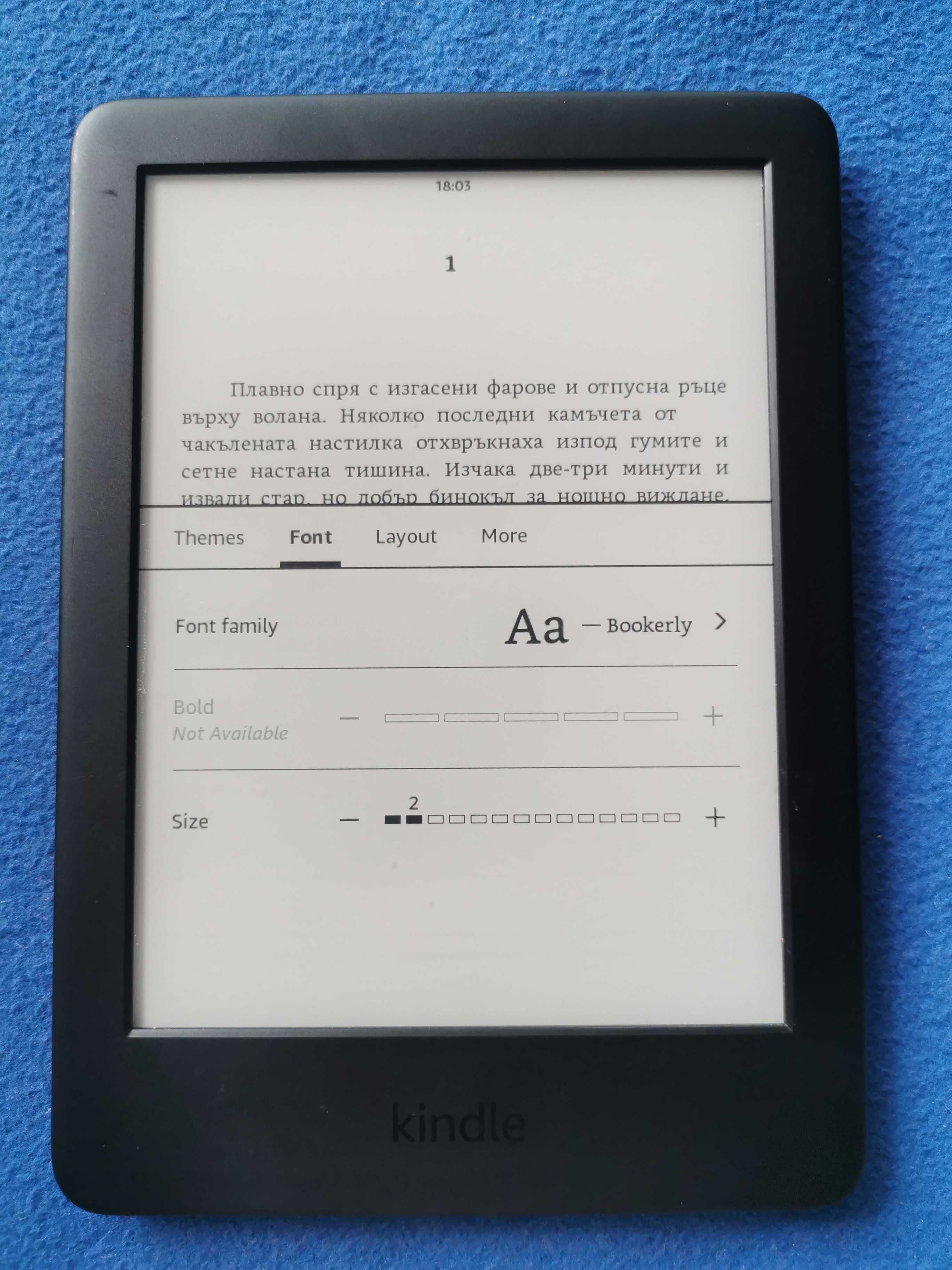 Kindle 10 Generation с подсветка , бял/черен