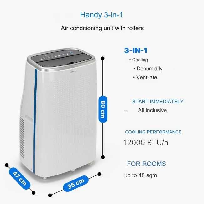 Aer conditionat portabil, Clima portabila, CLATRONIC - 12000 BTU
