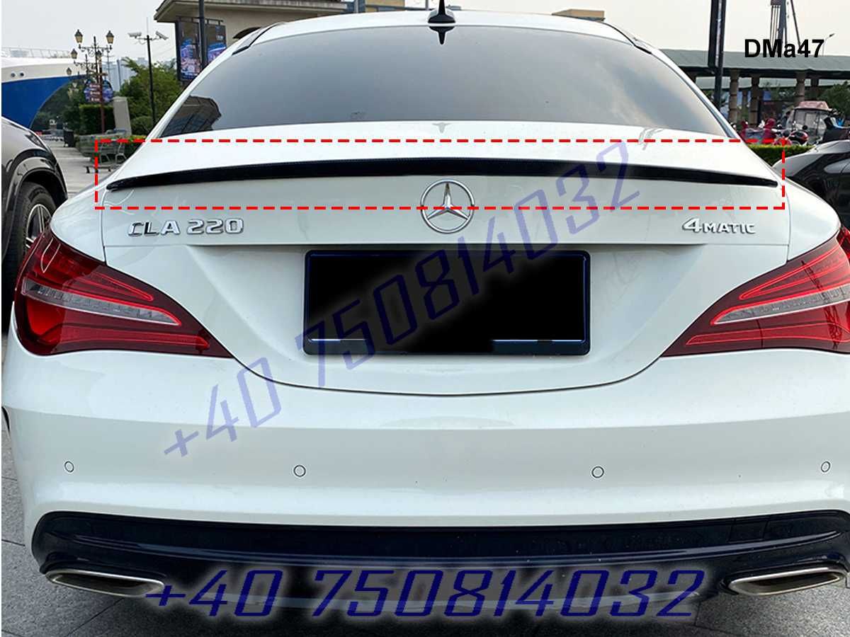 Lip Cordita Spoiler Portbagaj Eleron Luneta Negru Mercedes CLA W117 B