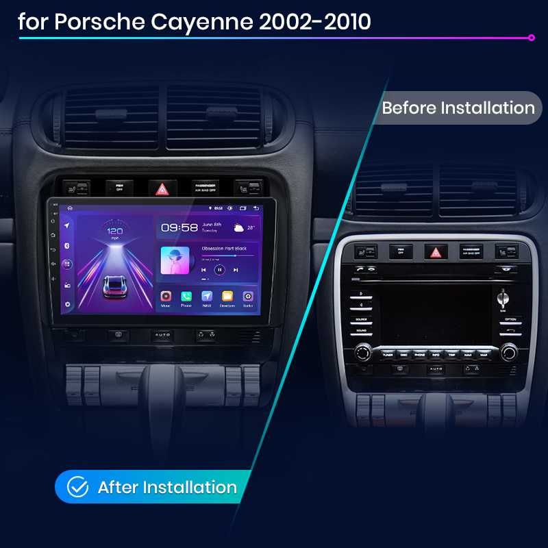Porsche Cayenne 2002-2010 Мултимедия Навигация Android