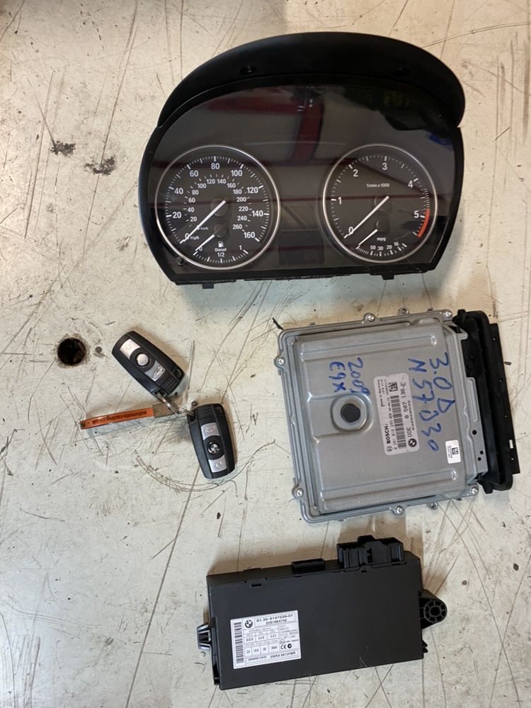 Kit pornire ecu cas bmw 3.0d n57 e90 e91 e92 n57d30a