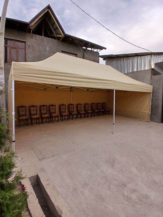 Prakat (prokat) zontik 4×8 stol stul ijaraga beramiz. 24/7 ishlimiz