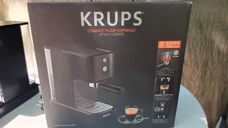 Espressor Krups Calvi XP3410, 1460W, 15 bar, 1 l, 
Stare,Foarte bună