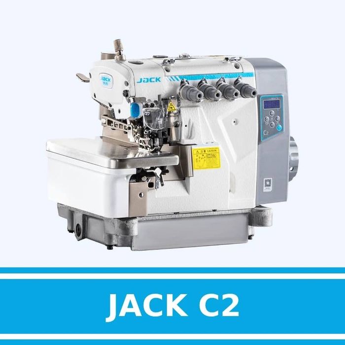 JACK C2 polavtomat overlok original yengi karobkada 3 yil kafolat