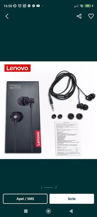 Căști lenovo tw 13 noi