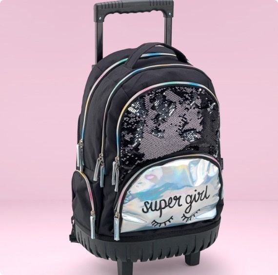 Super girl Trolley раница от Plesio с чанта за храна и аксесоари
