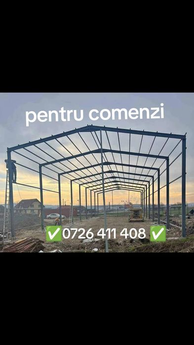 Vând hale metalice 10x25-3,5h