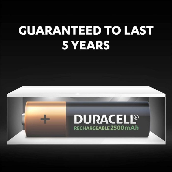 Презареждащи акумулаторни батерии Duracell 2500mAh AA 4бр