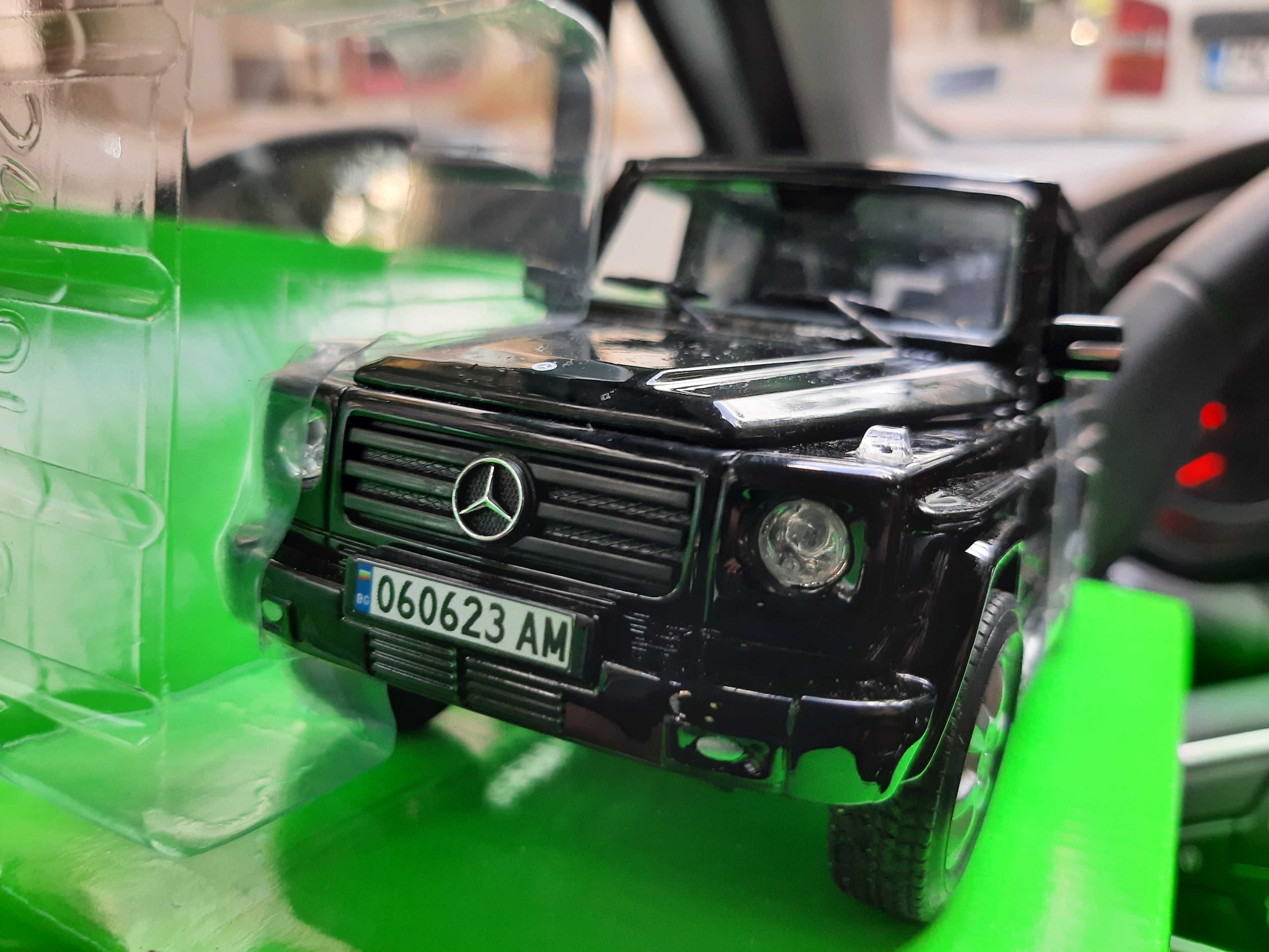 ПРОМО 1:24 Mercedes G-Class с рег. номер по избор за колекция и подаръ