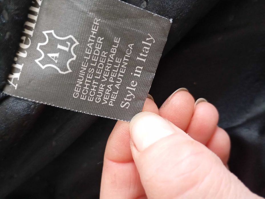 Мъжко кожено яке, естествена кожа