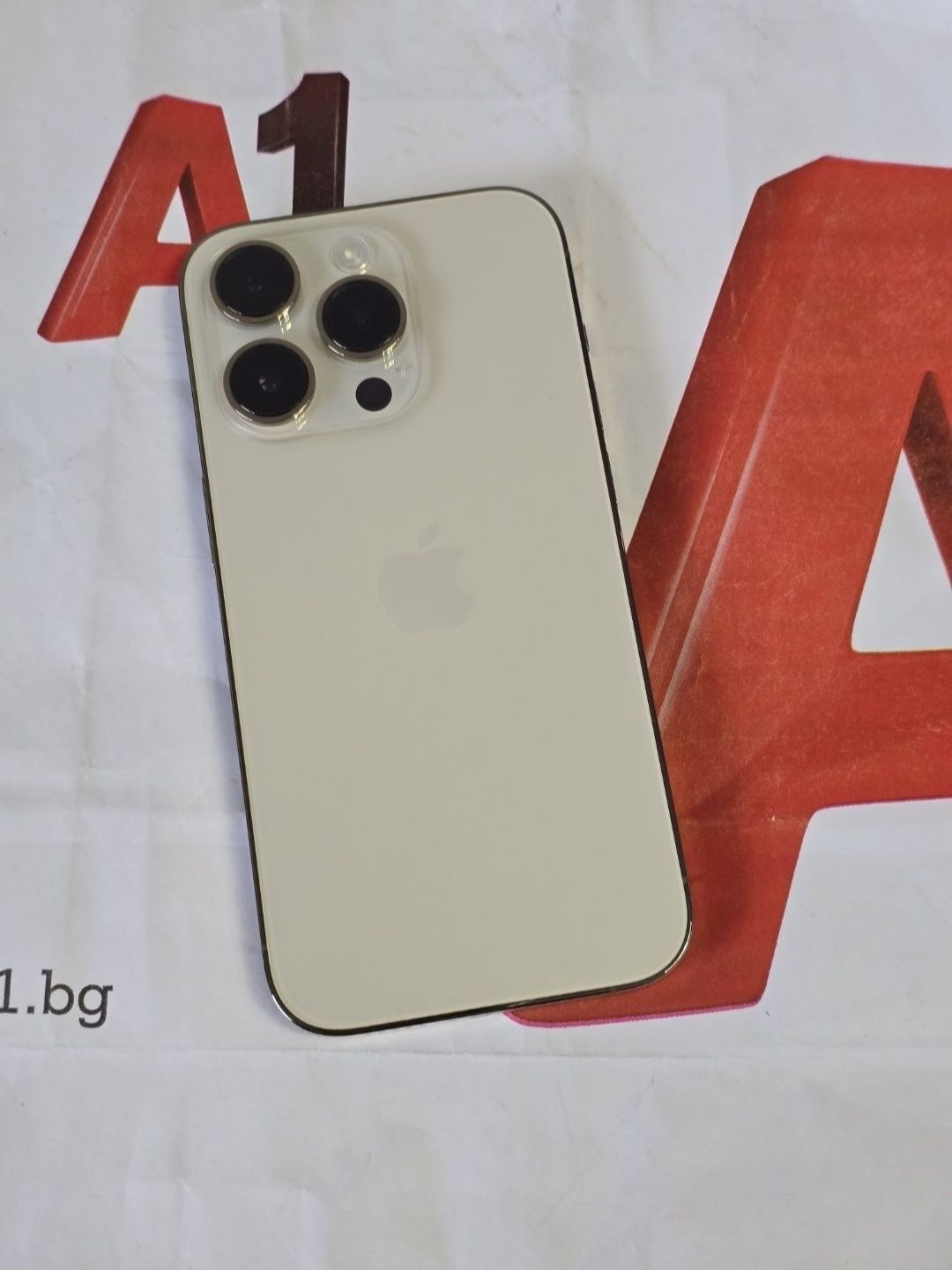 *** КАТО НОВ 256GB iPhone 14 Pro Гаранция от А1 до 2025г. GOLD