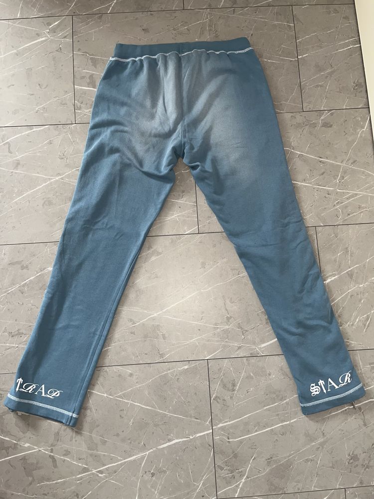 trapstar pantaloni denim albastru