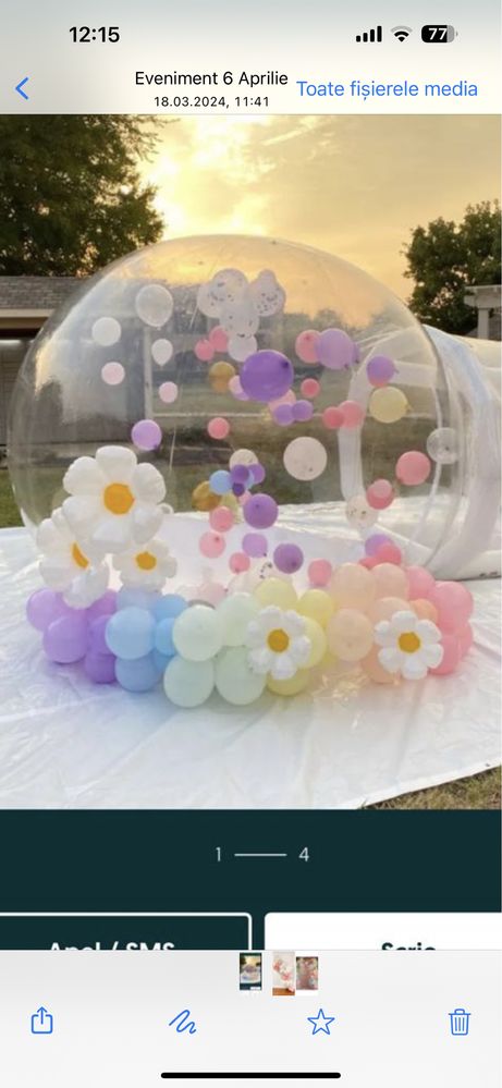 Bubble House /Casa baloane /Trambulina Gonflabila /loc de joaca