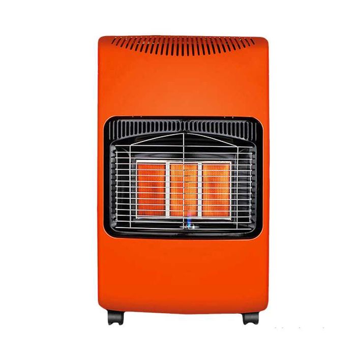 soba pe GPL godin - evacuare completa ceramica groasa