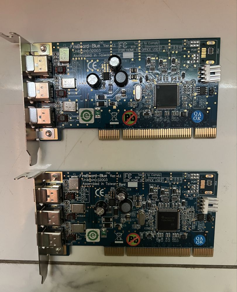 2бр IEEE 1394 FireBoard-BIue Ver.1.1