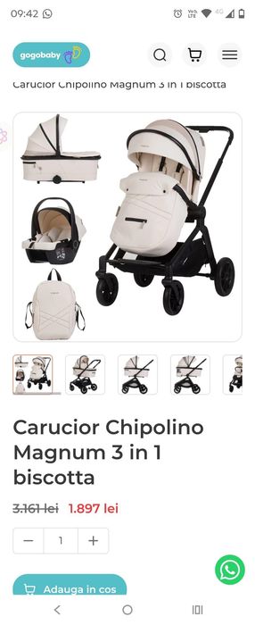 Cărucior bebeluși