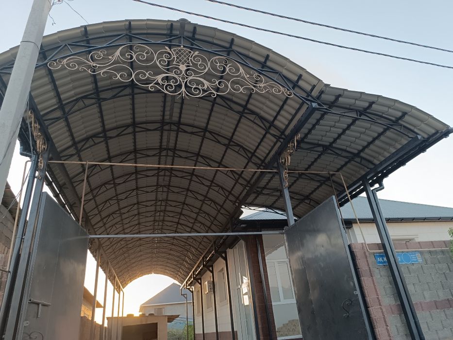 Навес Ворота Акция сварочные работы