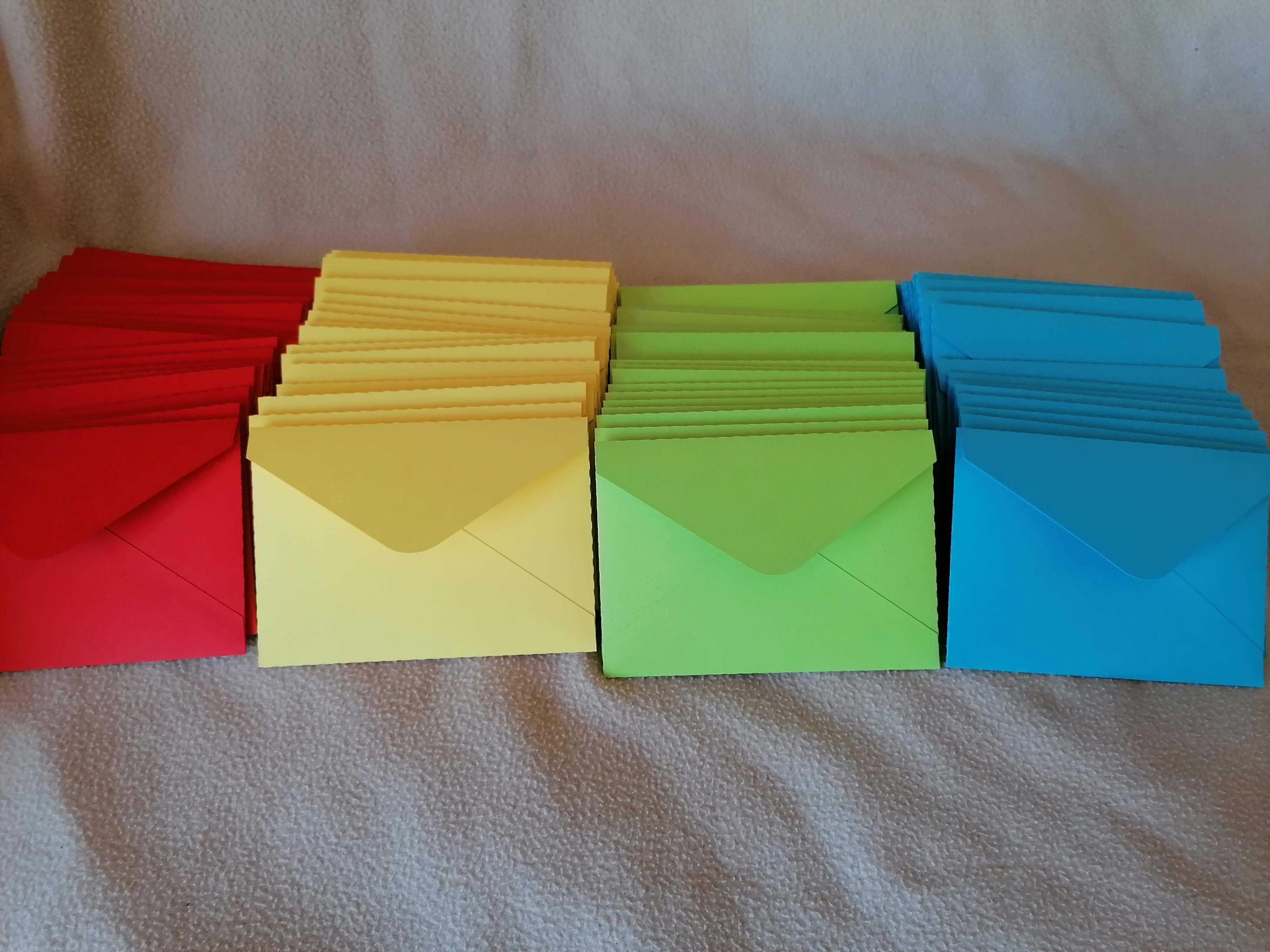 Плик за писмо от цветен картон