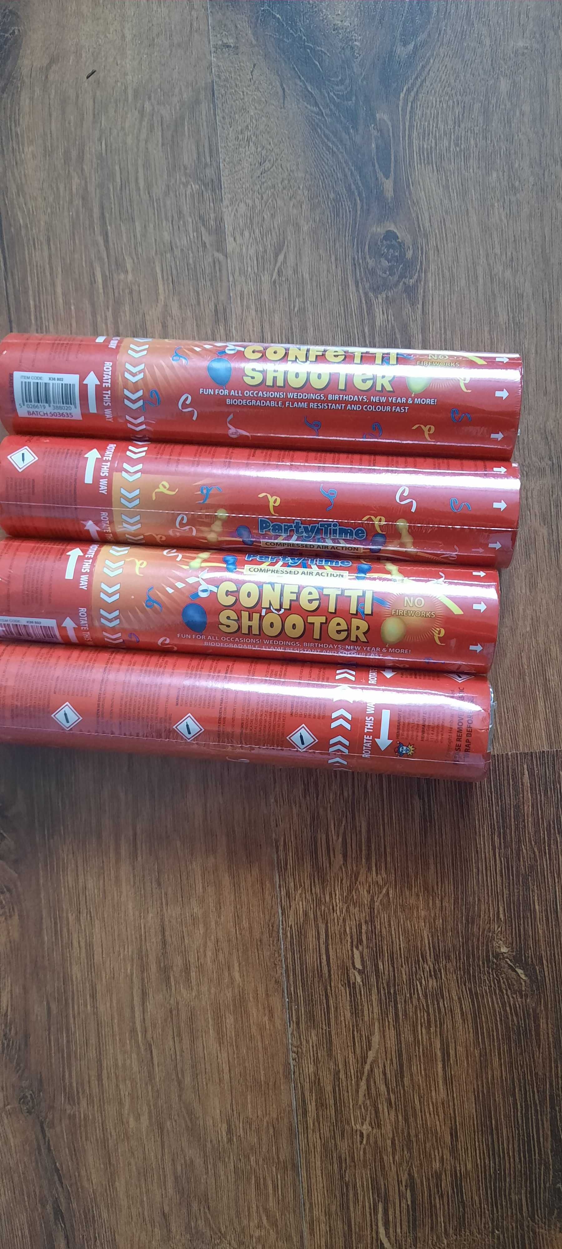 4 Confetti shooter colorat
