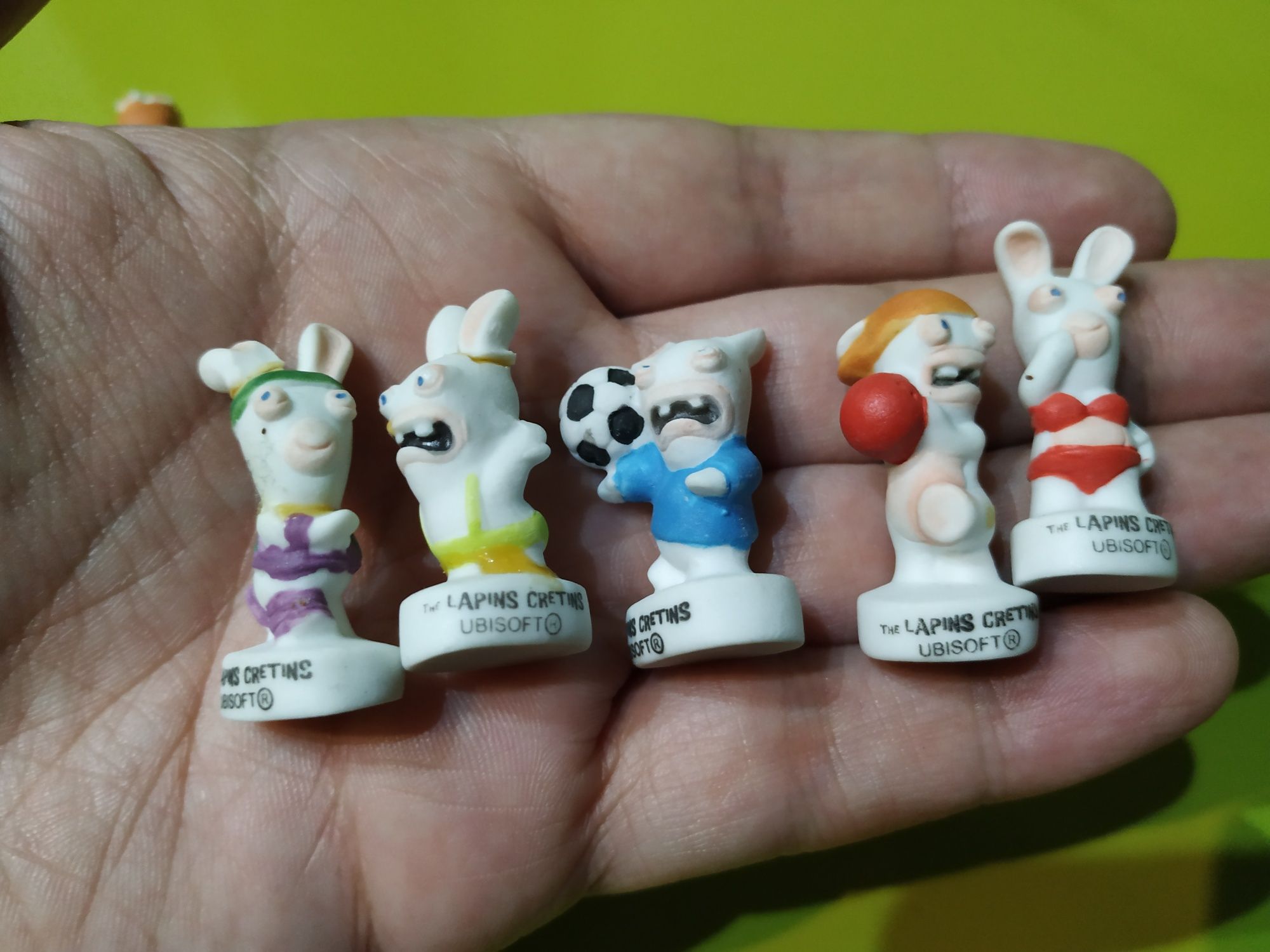 Colectie de minifigurine Ubisoft Rayman Raving Rabbids, din portelan!