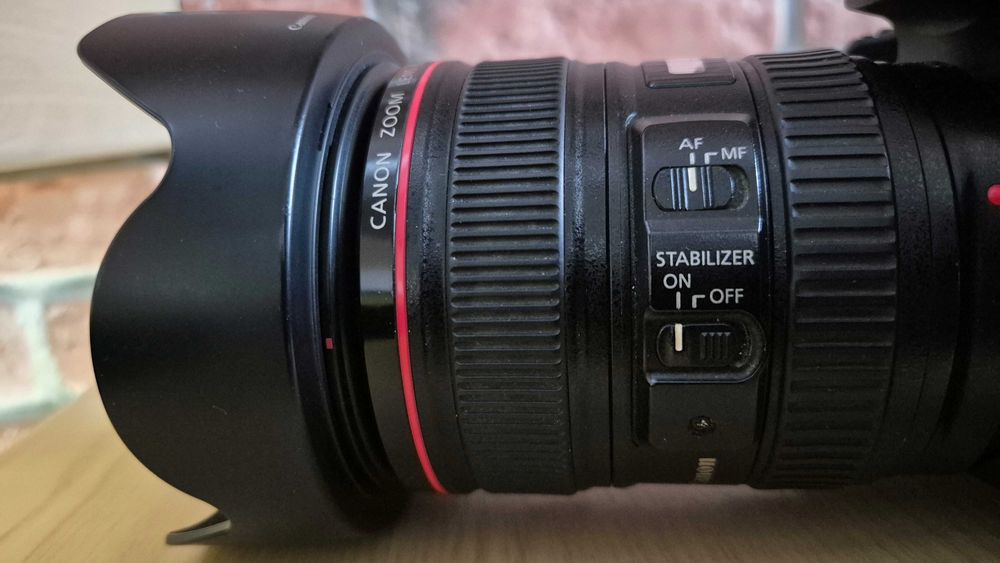 Canon EOS 7D + 24-105 f4 IS USM + 70-200 f4 IS USM + Speedlite 430EXII