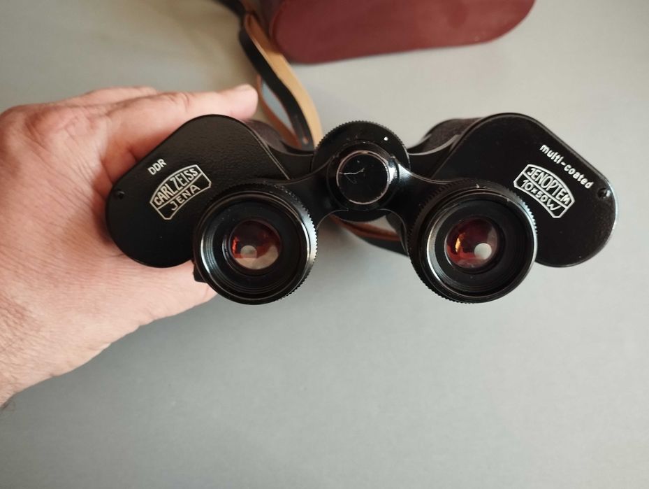 ТОП Немски Бинокъл Carl Zeiss Jena JENOPTEM-MULTI-COATED -10 х 50W-ГДР