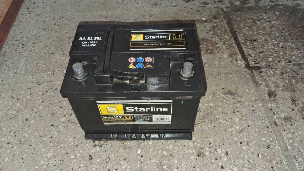 Акумулатор 55Ah работещ за автомобили до 1.6 кубика