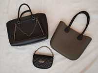 Дамски чанти GUESS MELISE ,  Atmosphere и O bag графит