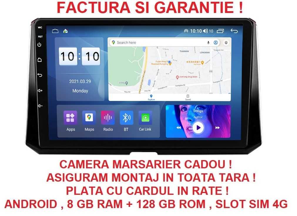 Navigatie Toyota Auris Corolla din 2017 - 2021 , Garantie 2GB 4GB 8GB