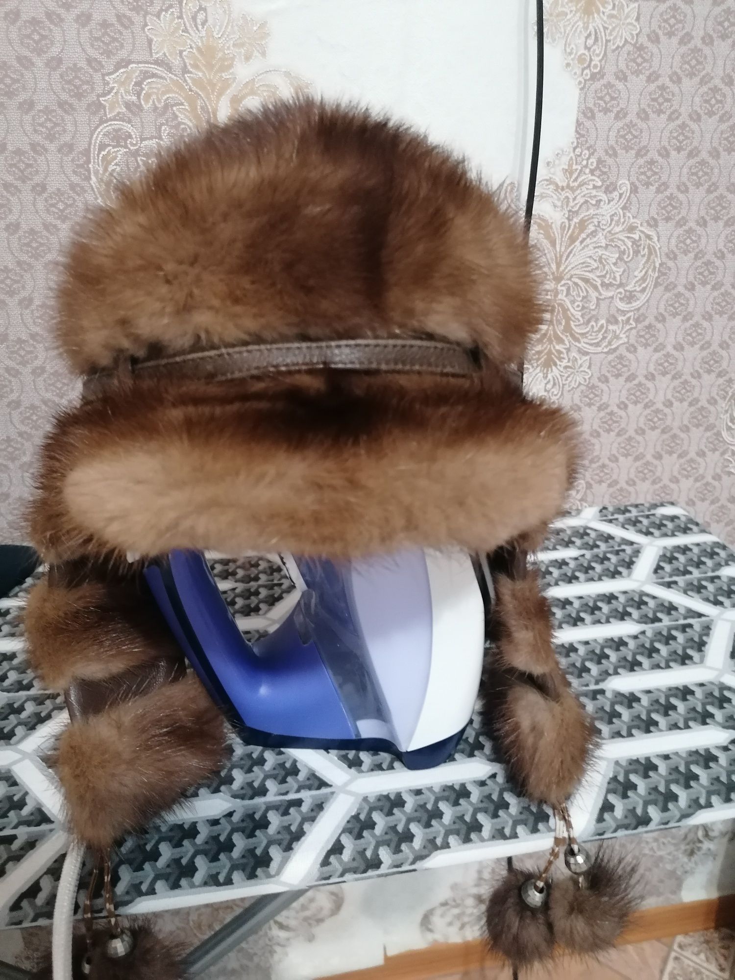 Шапка. норковый.