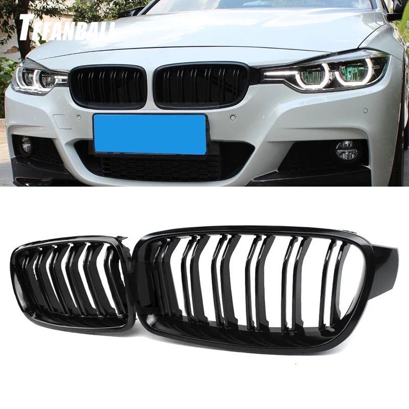 Set Grile Nari Duble Piano Black Bmw Seria 3 F30 F31 F35 break sedan