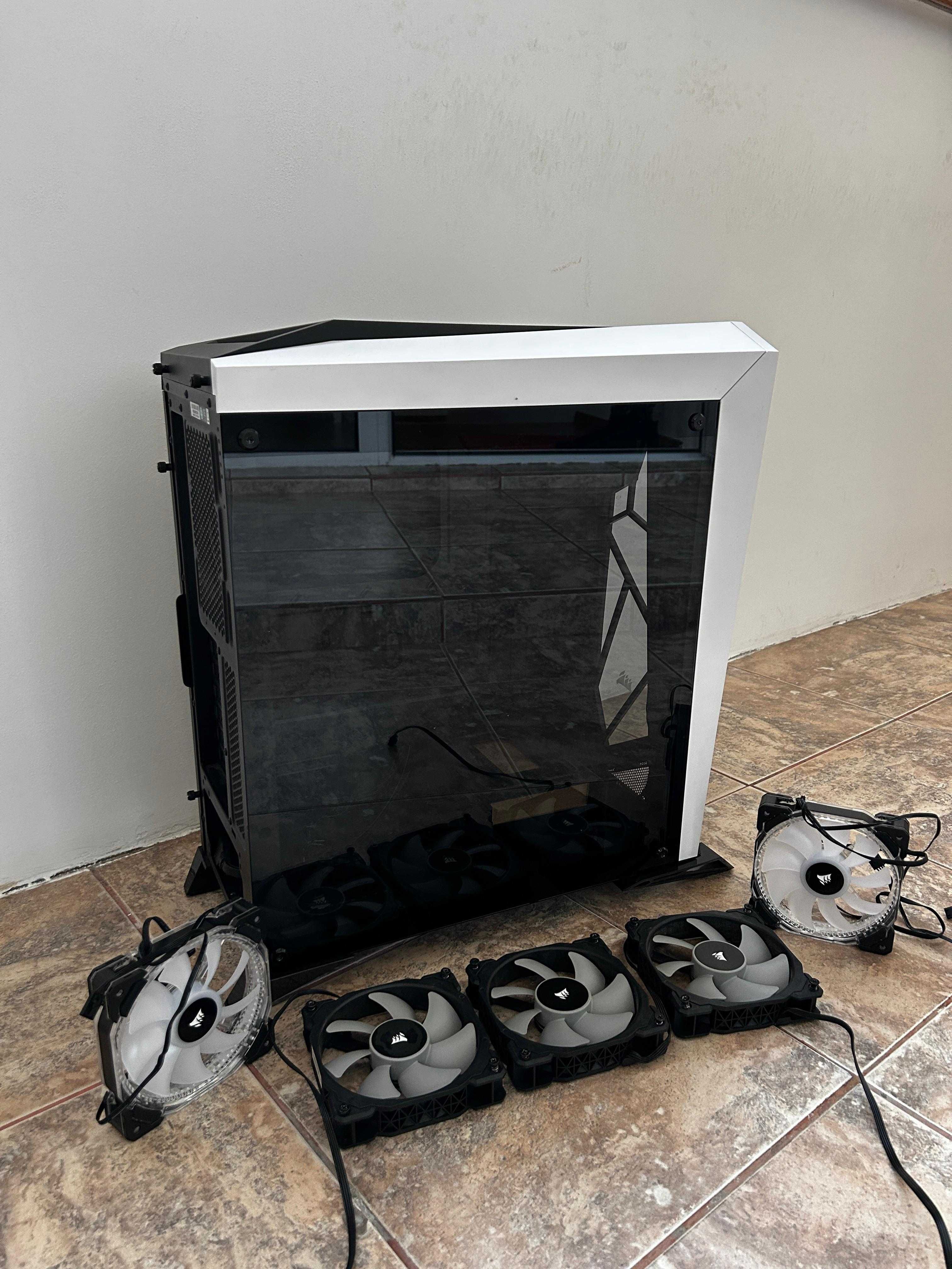 Carcasa PC Corsair Carbide Series Spec-Omega RGB Alba (ca noua)