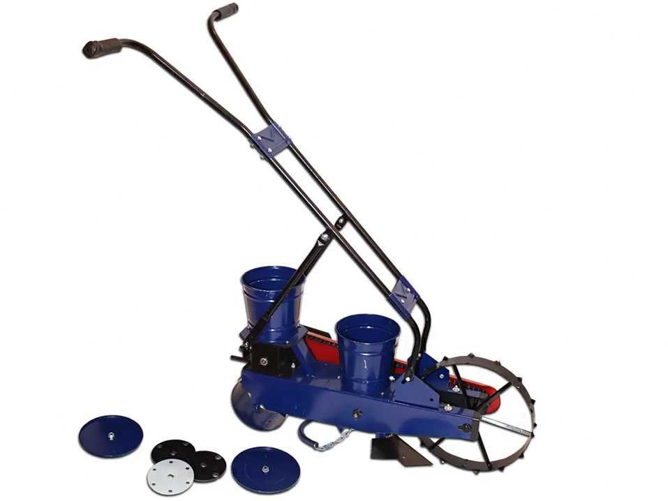 Semanatoare de precizie manuala de porumb si seminte cu fertilizator