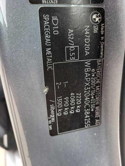 Bara fata bmw e60,e61 facelift